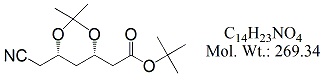 Atorvastatin Acetonide T-Butyl Ester Side Chain (4S,6S)-Isomer